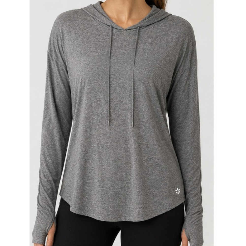 Nine West Active Women's Gray‎ Heather Pullover Hoodie Long Sleeve Pockets